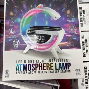 RGB Atmosphere lamp and clock